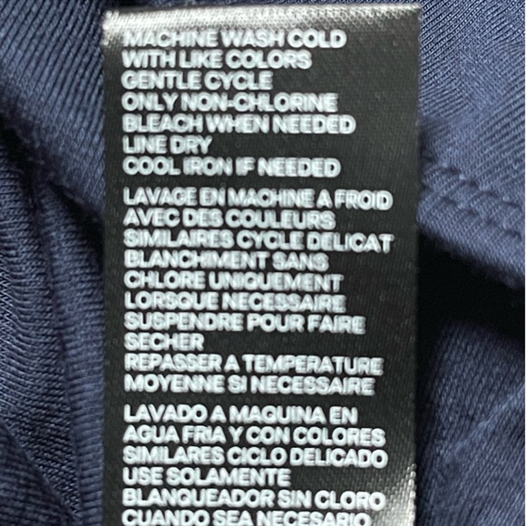 NWT Good American Stretch Jersey Turtleneck Body-Bodysuit in Navy001 Large - Picture 11 of 12